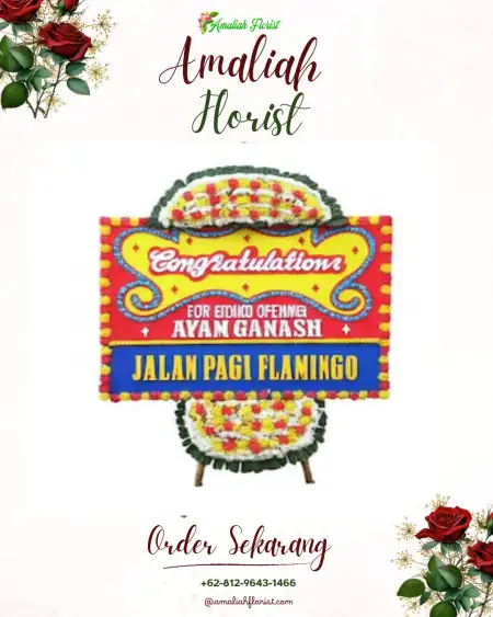 Sewa Papan Bunga Gangga